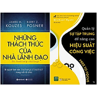 Combo 2 Cuốn: Những Thách Thức Của Nhà Lãnh Đạo + Quản Lý Sự Tập Trung Để Nâng Cao Hiệu Suất Công Việc