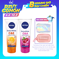 Combo Sữa Dưỡng Thể Dưỡng Trắng NIVEA EXTRA WHITE C & E VITAMIN -180ml - 84374 & Extra White C & A Vitamin - 180ml - 80372