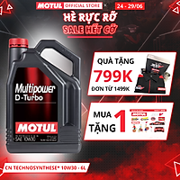 Dầu nhớt xe ô tô máy dầu MULTIPOWER D-TURBO 10W30 6L