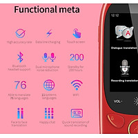 Portable Multi-language Voice Translator Smart Business Travel 45 Languages Translation Machine Translator