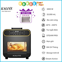 Nồi Chiên Hơi Nước KALITE STEAM PRO 15L 1800W - Hàng Chính Hãng