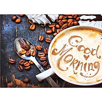 Bimkole 5D Diamond Painting Coffee & Coffee Beans Full Drill DIY Rhinestone Pasted with Diamond Set Arts Craft Decorations (12x16inch)