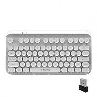 Bàn Phím Không Dây Truyền Tải Ổn Định Sạc Ergonomic 2.4GHz 75 Phím Bàn Phím Bluetooth Tương Thích Dành Cho Windows XP/7/8/10
