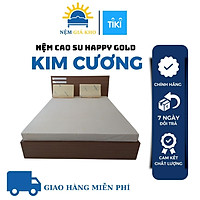 Nệm cao su 1 mặt lỗ HAPPYGOLD Kim Cương dày 5cm