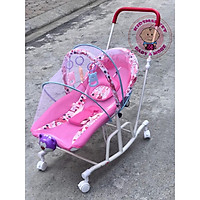 Ghế Rung Bập Bênh Đa Năng KEAWON 2021 Cho Bé CÓ NHẠC + MÀN +BÁNH XE