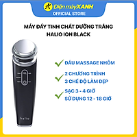 Máy đẩy tinh chất dưỡng trắng Halio ion Black - Hàng chính hãng