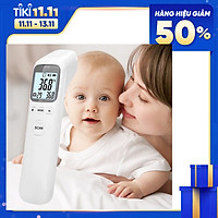 Nhiệt kế điện tử đo thân nhiệt, cảnh báo sốt, chính xác, sử dụng pin, nhãn hiệu NiNDA