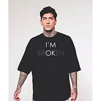 Áo thun overtee I'm Broken-Fox