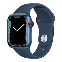 Đồng Hồ Thông Minh Apple Watch Series 7 GPS + Cellular (4G) Aluminum Case With Sport Band (Viền Nhôm & Dây Cao Su) - Hàng Chính Hãng