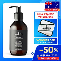 Sữa rửa mặt dành cho nam Sukin For Men Facial Cleanser 225ml