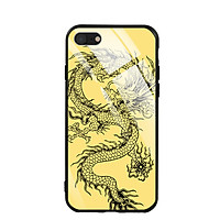 Ốp Lưng Kính Cường Lực Cho Điện Thoại IPHONE SE 2020 - 0224 DRAGON04 - Hàng Chính Hãng