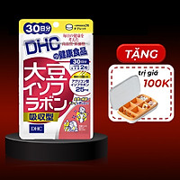 Viên Uống Mầm Đậu Nành DHC Soy Isoflavone Absorption Type + Tặng Kèm Hộp Chia Thuốc
