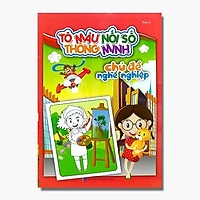 Sách - Tô Màu Nối Số Thông Minh - Chủ Đề Nghề Nghiệp