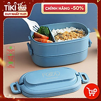 Cặp Lồng Cơm 2 Tầng Giữ Nhiệt – Hộp Đựng Cơm Cao Cấp Văn Phòng Đựng Thức Ăn Chính Hãng miDoctor