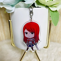 Móc khóa mica trong Fairy Tail Hội pháp sư quà tặng xinh xắn dễ thương anime chibi tặng thẻ Vcone