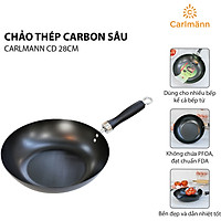 Chảo Thép Carbon Sâu Carlmann CD 008198 (28cm)