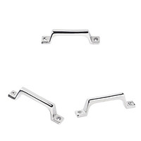 3 Pcs Marine Boat Transom Door Grab Rail Handle Oval Safety SS Hardware
