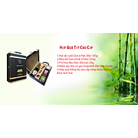 HỘP QUÀ TẾT BẰNG DA CAO CẤP SỐ 1,TẶNG KÈM BỘ DỤNG CỤ KHUI NÚT CHAI CAO CẤP