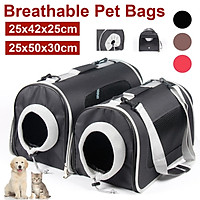 S/M/L Oxford Cloth Breathable Dog Cat Pet Carrier Shoulder Bag Cat Puppy Carrier