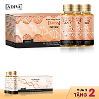 Combo 3 Hộp Gold Adiva Collagen (14 lọ/hộp)- Tặng 2 Hộp Adiva Collagen (14 lọ/ hộp)