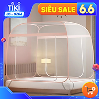 Màn chụp, mùng chụp đỉnh vuông Không chân viền cao cấp Một Cửa - Hàng chính hãng (Giao ngẫu nhiên)