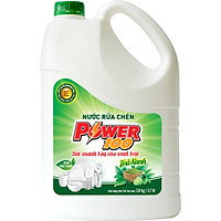 Nước Rửa Chén POWER100 Hương Trà Xanh 3,8kg