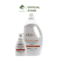 Nước rửa tay Hữu cơ diệt khuẩn dạng bọt Tinh dầu Thiên nhiên1000ml thương hiệu Ecocare ( tặng kèm vỏ tạo bọt)
