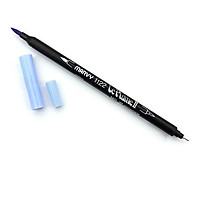 Bút lông hai đầu màu nước Marvy LePlume II 1122 - Brush/ Extra fine tip - Periwinkle (99)