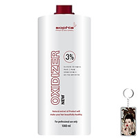 Oxy trợ nhuộm thảo dược 3% Sophia Oxydizer New Hàn Quốc 1000ml tặng kèm móc khóa