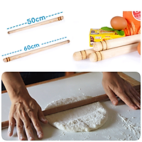 Thổ Nhĩ Kỳ Oklava Lăn Chân 50/58 Cm Manti Bột Ăn Dặm RiDielac Vị Mặn Bò Rau Củ Pizza Máy Làm Bằng Gỗ Cao Cấp Dụng Cụ Nhà Bếp Baklava Máy Làm Đồ Dùng Tặng