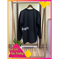 Áo thun Palm Angels Sweater, áo phông dài tay form rộng Hottrend2020 ( Nam, Nữ ) ( Màu Đen )