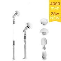 Chổi Cọ Nhà Vệ Sinh Bồn Cầu Toilet Không Dây Đa Năng SENNAI Pin 4000mAh - Hàng Chính Hãng