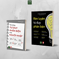 Sách - Combo Rèn luyện tư duy phản biện + Kỹ năng tư duy phản biện của người Nhật - 1980Books