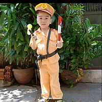 Bộ Đồ Công An Trẻ Em Đầy Đủ Phụ Kiện Đi Kèm