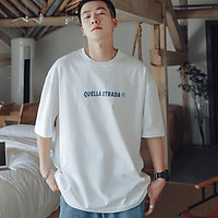 Áo thun nam nữ unisex tay lỡ phông form rộng teen cổ tròn oversize cotton giá rẻ basic đen trắng tee pull STRADA
