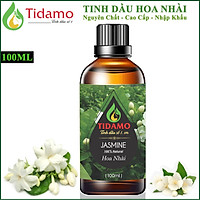 Tinh Dầu Hoa Nhài TIDAMO 100ML Nhập Khẩu, Có Kiểm Nghiệm, Hương Thơm Dịu Nhẹ Quý Phái - Tinh Dầu Hoa Lài (Jasmine) Xông Thơm Phòng, Thư Giãn và Tốt Cho Sức Khỏe