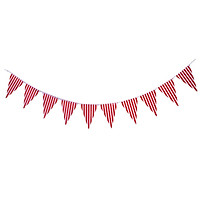 Colorful Paper Flag Banners Flag Decoration String Pennant Banner Black