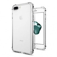 Ốp lưng chống sốc gờ cao 4 góc màu trong cho iPhone 7 Plus / iPhone 8 Plus