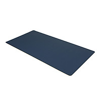 BUBM PU Leather Protector Pad Mouse Pad Mat Desk Writing Mat Waterproof Anti-oil for Office and Home (Sapphire&Yellow,