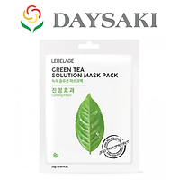 Lebelage Mặt Nạ Green Tea Solution Mask Pack Calming Effect Chiết Xuất Trà Xanh 25g