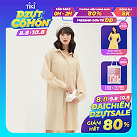 Đầm suông nữ thiết kế phối 2 túi GUMAC DB389