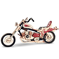 Đồ chơi gỗ lắp ghép 3D- mô hình DUCATI- cắt laser