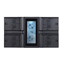 Đồ Sạc Pin Máy Ảnh Màn Hình LCD Andoer NP-FZ100 Kèm Đầu Sạc Xe Hơi Cho Sony A7III/A9/A7RIII/A7SIII (4 Kênh)