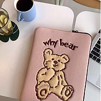 Kawaii Túi Đựng Laptop 11 12 16 13 15 Inch Cho MacBook Air Pro 2020 2019 Mac Book Máy Tính Chất Liệu Vải tay Bao Phụ Kiện