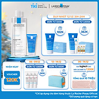 Bộ sản phẩm nước tẩy trang làm sạch sâu giàu khoáng dành cho da nhạy cảm La Roche Posay Micellar Water Ultra Sensitive Skin