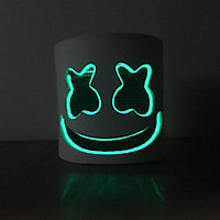 Mặt Nạ Hóa Trang DJ Marshmello Có Đèn Led