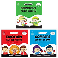 Combo Black & White Book: Compare – Con Biết So Sánh + Emotion – Cảm Xúc Của Con + Going