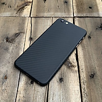 Ốp lưng siêu mỏng, vân carbon dành cho iPhone 6 Plus / iPhone 6s Plus - Màu đen