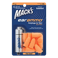 Hộp 7 Nút Bịt Tai Đặc Biệt Ear Ammo® Cho Nam Kèm Hộp Nhôm Mack's #947