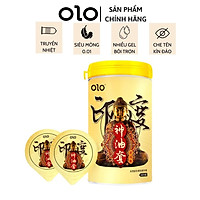 Bao cao su OLO ống phật performa Gân gai, Siêu mỏng, Kéo dài thời gian - Hộp 10 bao